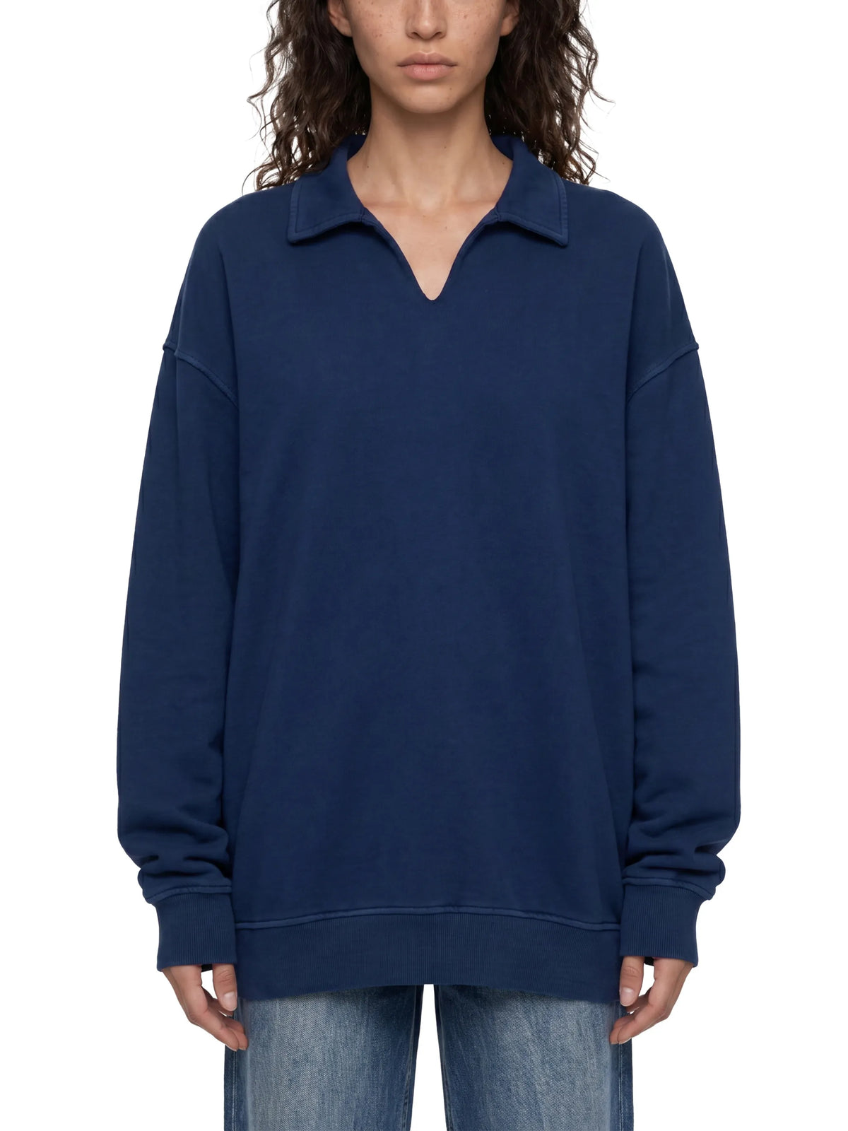 SGS Vintage Wash Collared Sweatshirt — supplier view 10