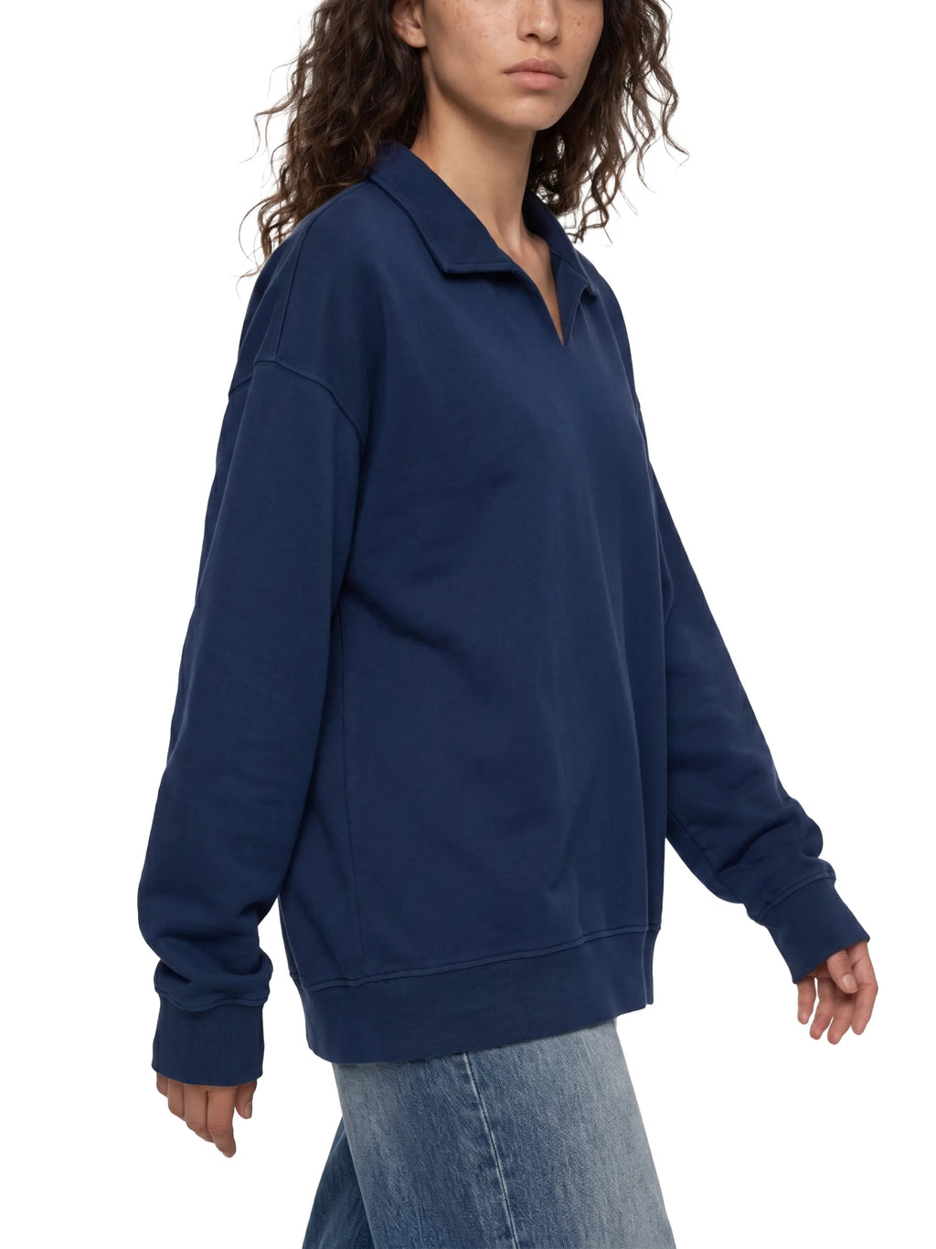SGS Vintage Wash Collared Sweatshirt — supplier view 14
