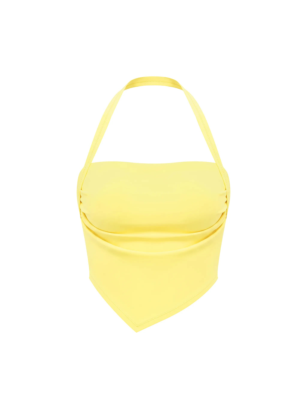 Ruched Halter Tank (WT0206) — supplier gallery 1