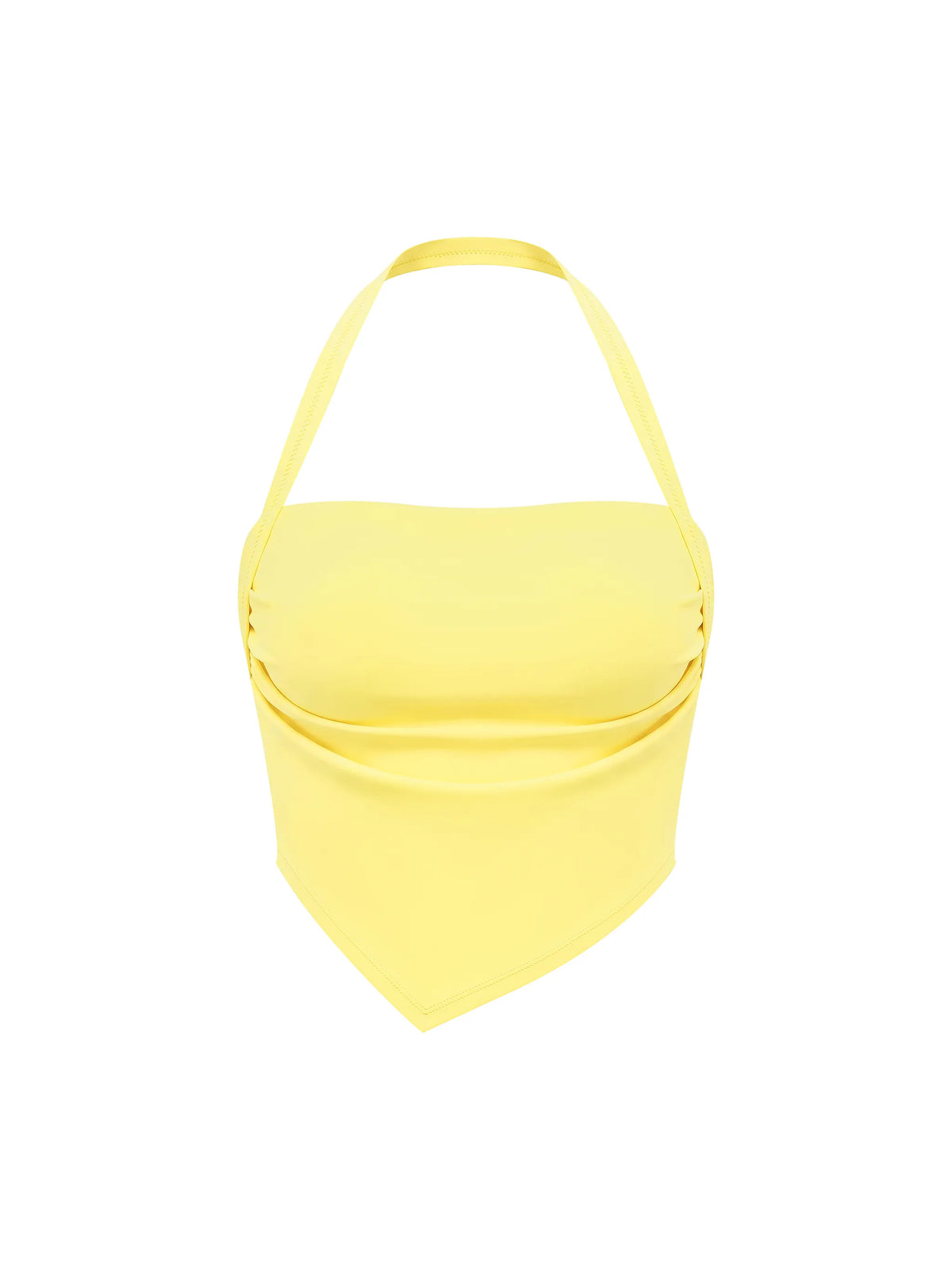 Ruched Halter Tank (WT0206) — supplier gallery 1