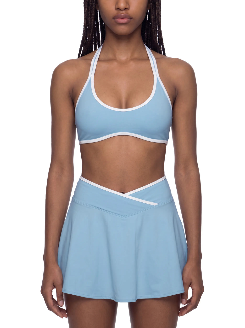 Halter Color Block Sports Bra — supplier gallery 3