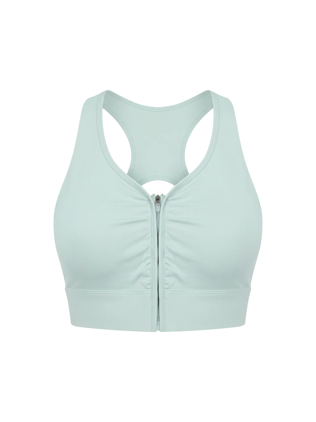 Cropped Zip Sports Bra — supplier gallery 1