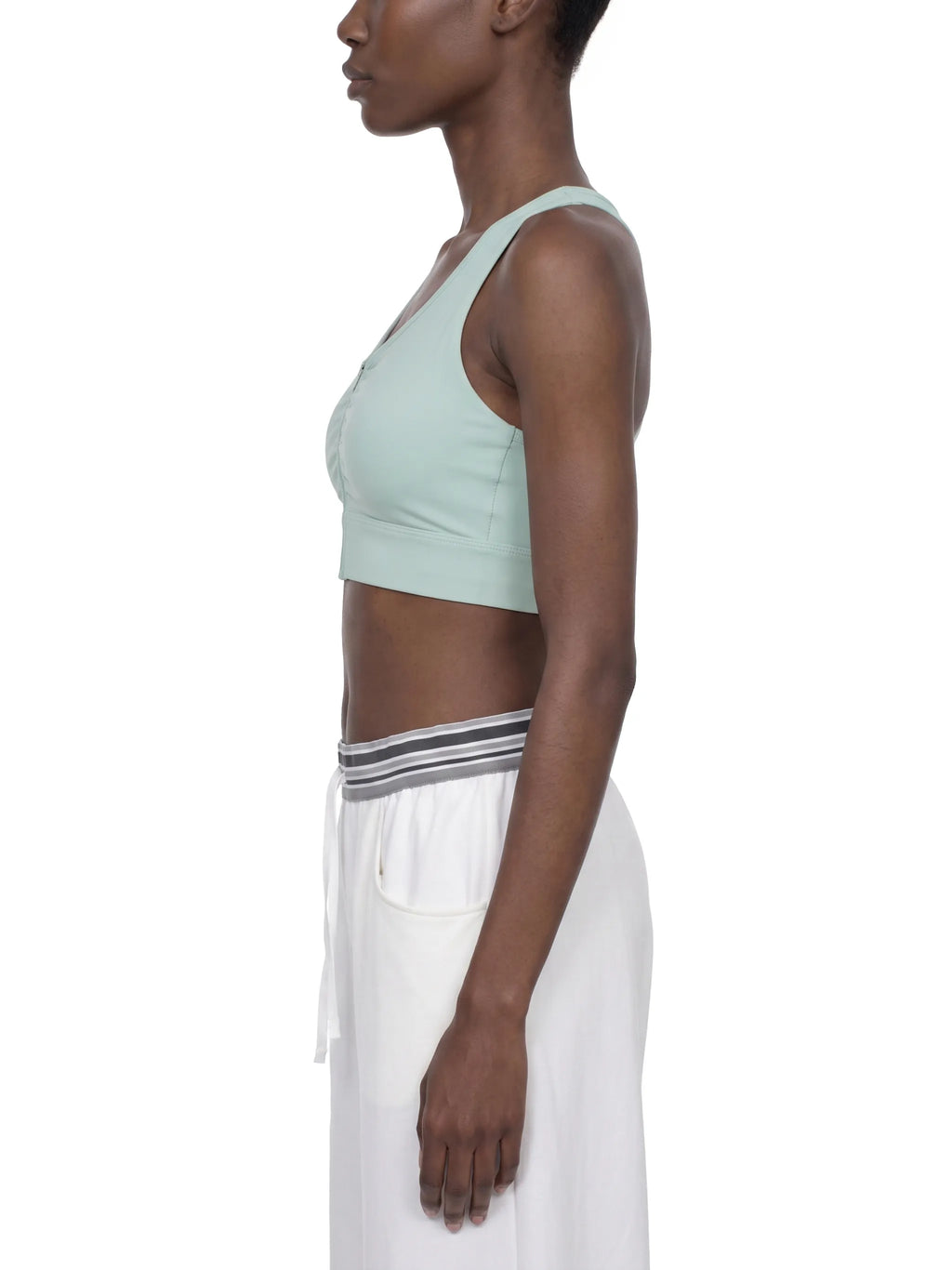 Cropped Zip Sports Bra — supplier gallery 4