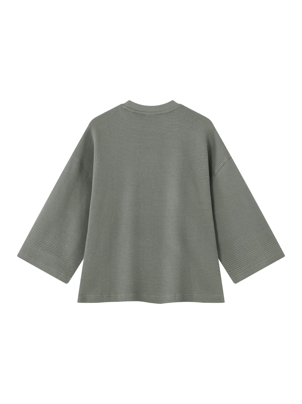 SGS Drop Shoulder Waffle Tee — supplier view 4