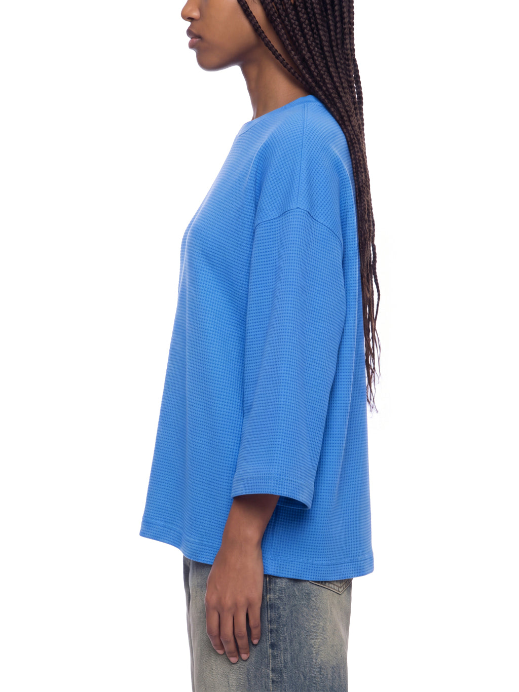 SGS Drop Shoulder Waffle Tee — supplier view 11