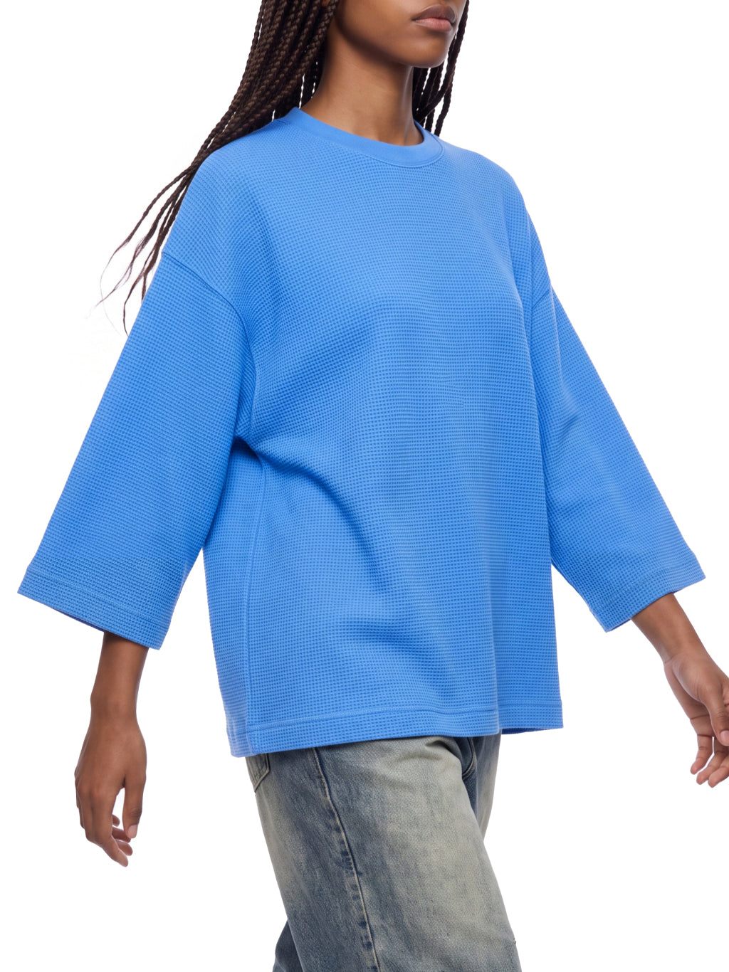 SGS Drop Shoulder Waffle Tee — supplier view 14