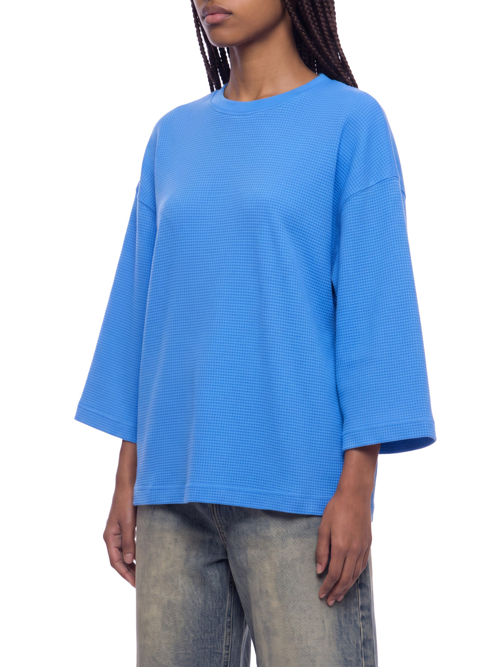 SGS Drop Shoulder Waffle Tee — supplier view 12