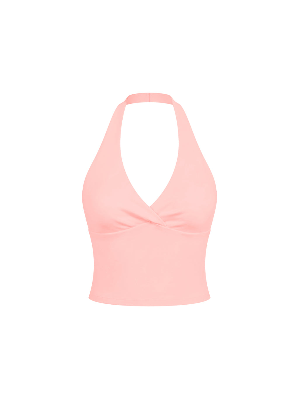 Ruched Halter Tank (WT0289) — supplier gallery 1