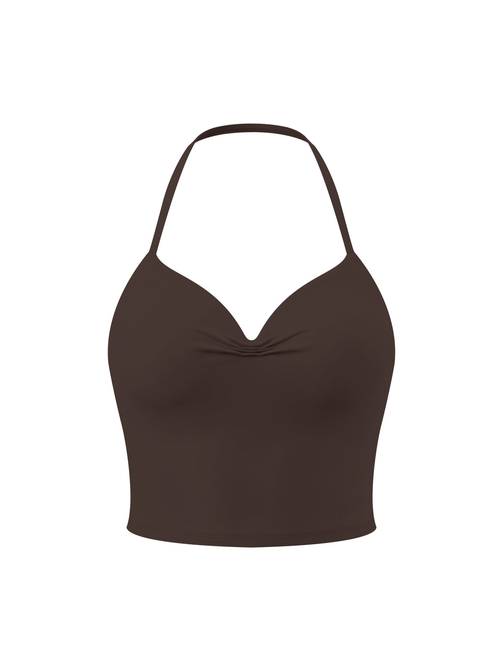 Ruched Halter Tank (WT0295) — supplier gallery 1