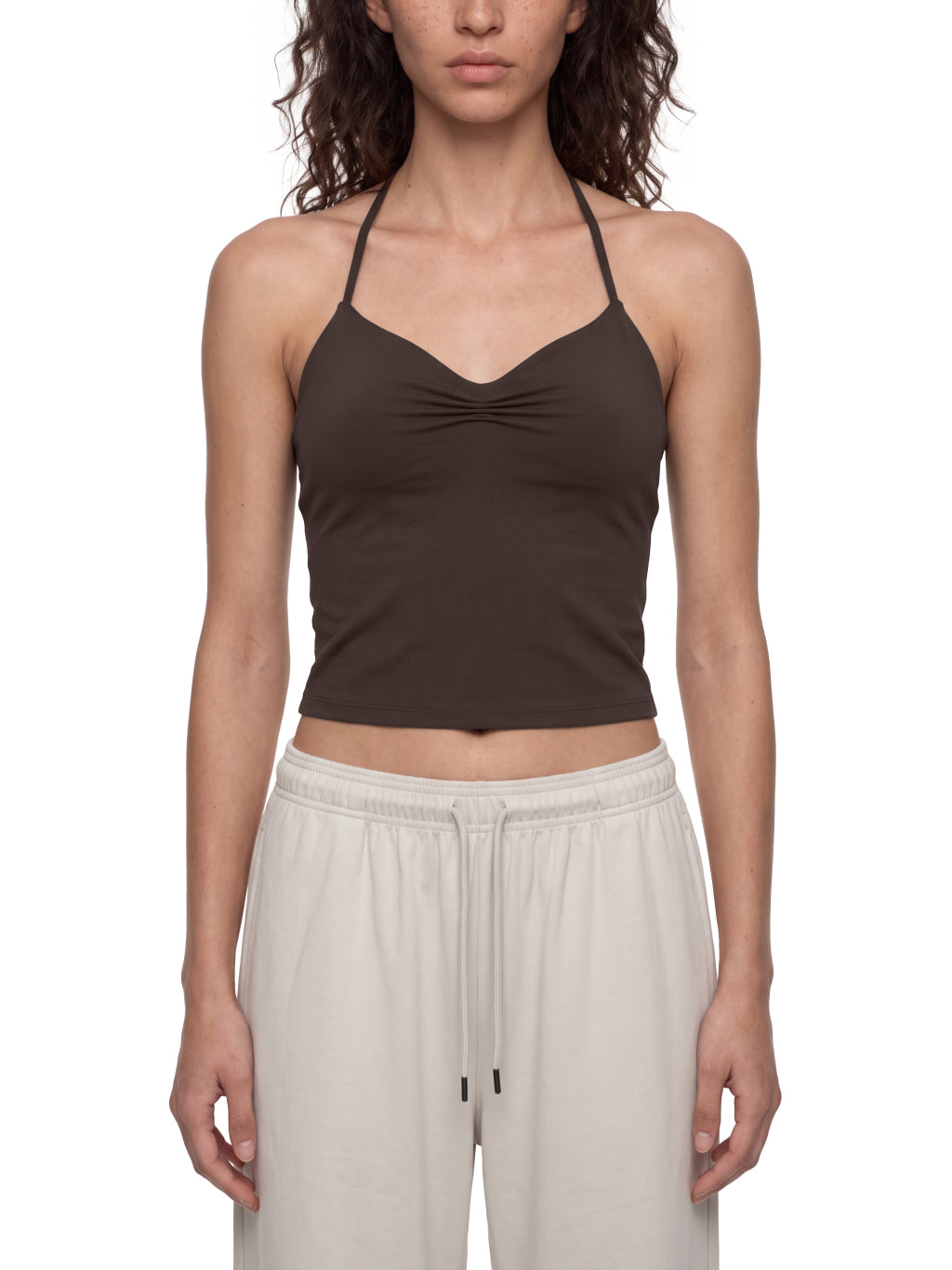 Ruched Halter Tank (WT0295) — supplier gallery 3