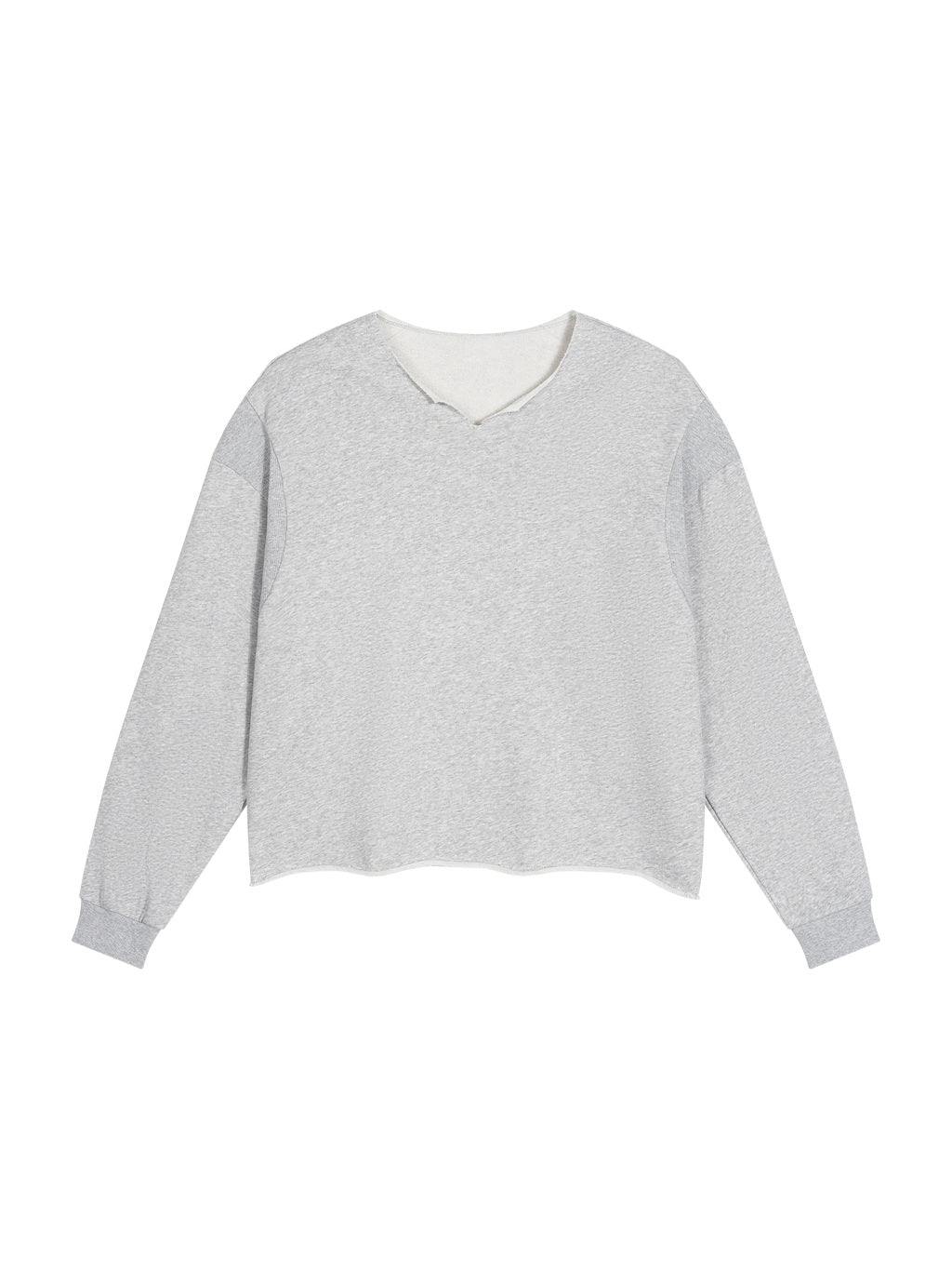 SGS Paneled Raw Edge Sweatshirt — supplier view 3