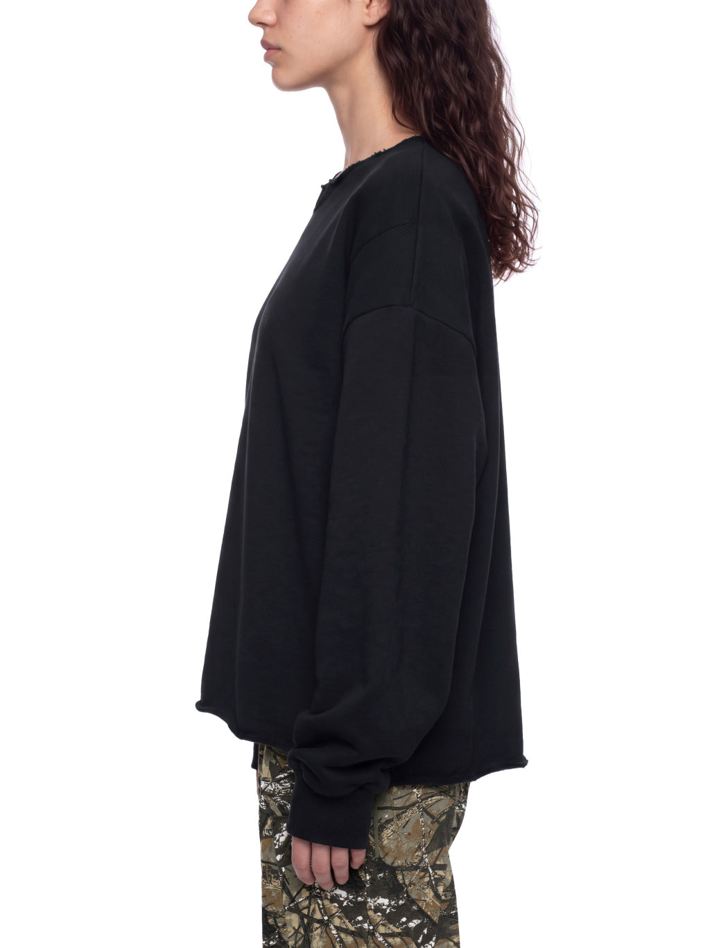 SGS Paneled Raw Edge Sweatshirt — supplier view 11