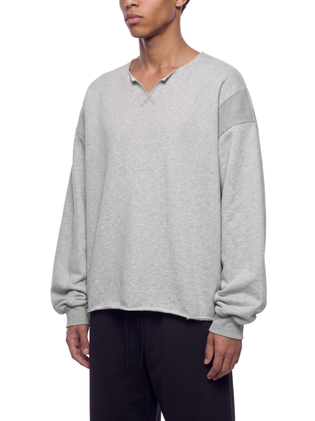 SGS Paneled Raw Edge Sweatshirt — supplier view 7