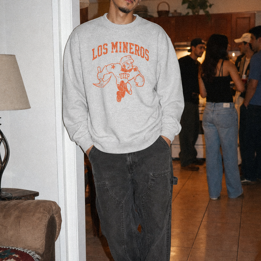 Los Mineros Oversized Crewneck