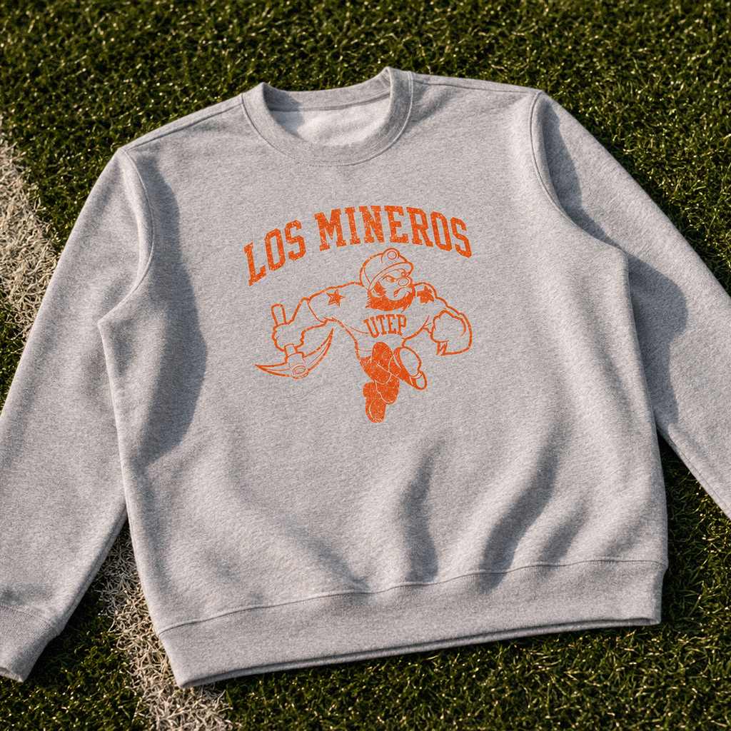 Los Mineros Oversized Crewneck