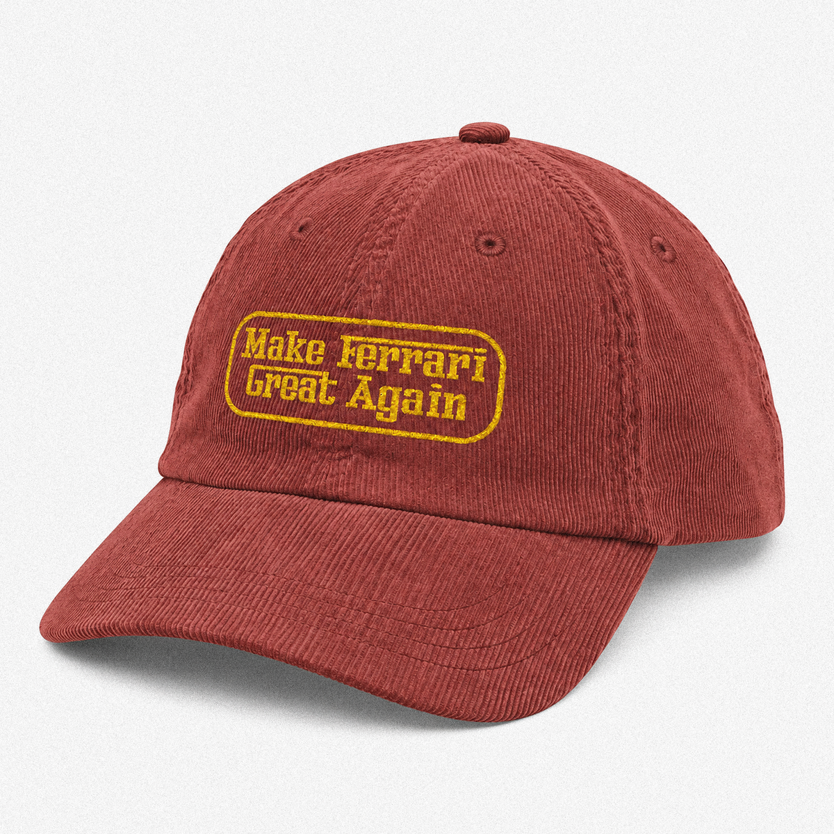 Make Ferrari Great Again MFGA Vintage Corduroy Cap