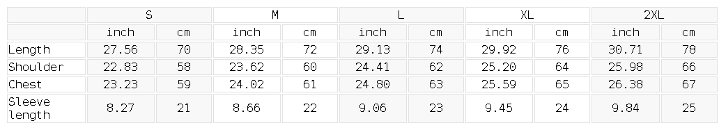 SGS Sun Fade Raw Edge Tee — size guide