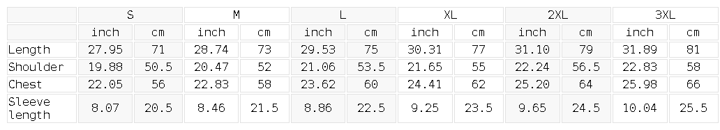 SGS Heavyweight Frayed Tee — size guide