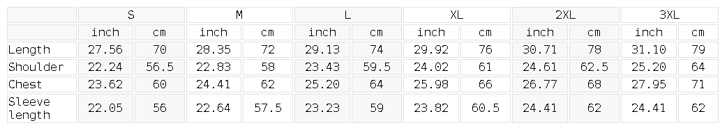 SGS Washed Cotton Hoodie — size guide