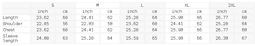 SGS Short Drop Shoulder Hoodie — size guide