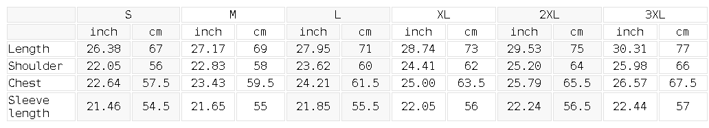 SGS Drop Shoulder Hoodie — size guide