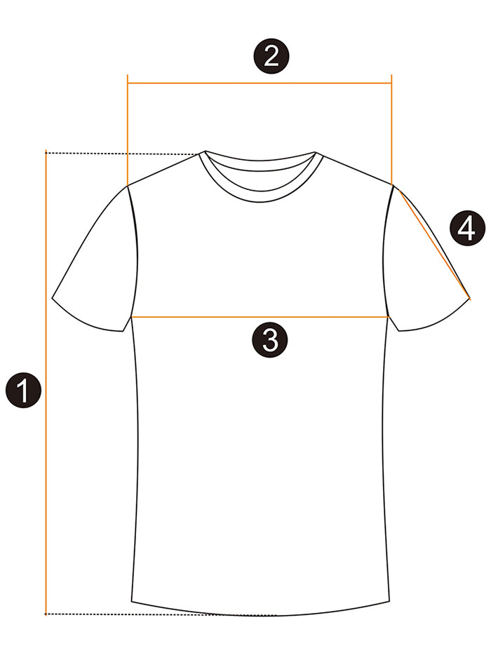 SGS Drop Shoulder Waffle Tee — supplier size guide