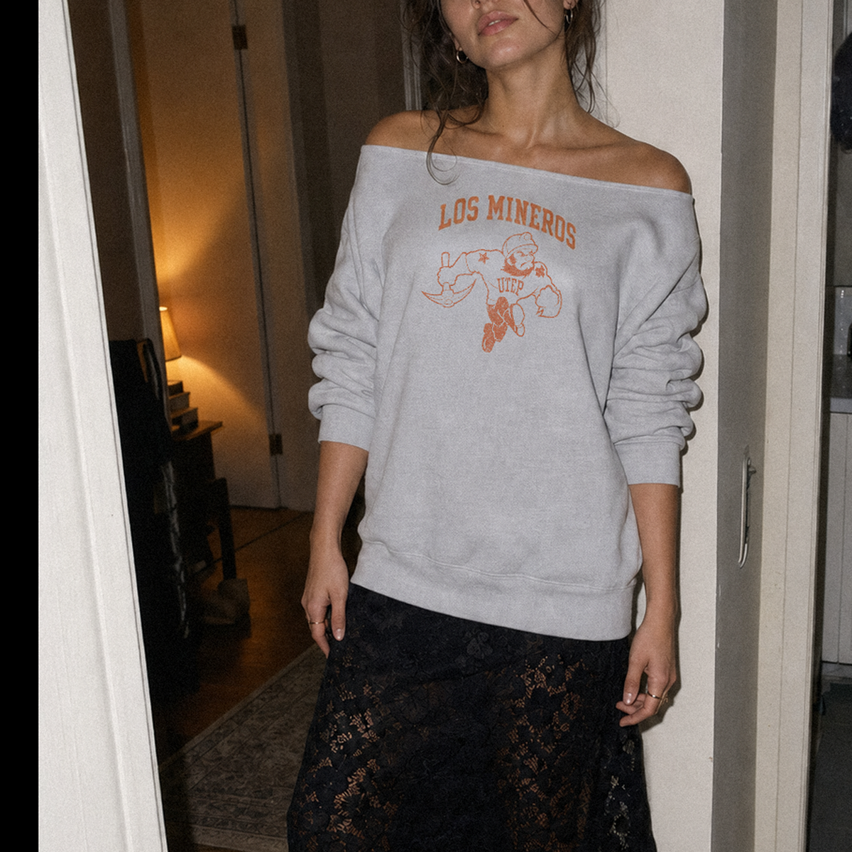 Los Mineros Heavyweight Crewneck