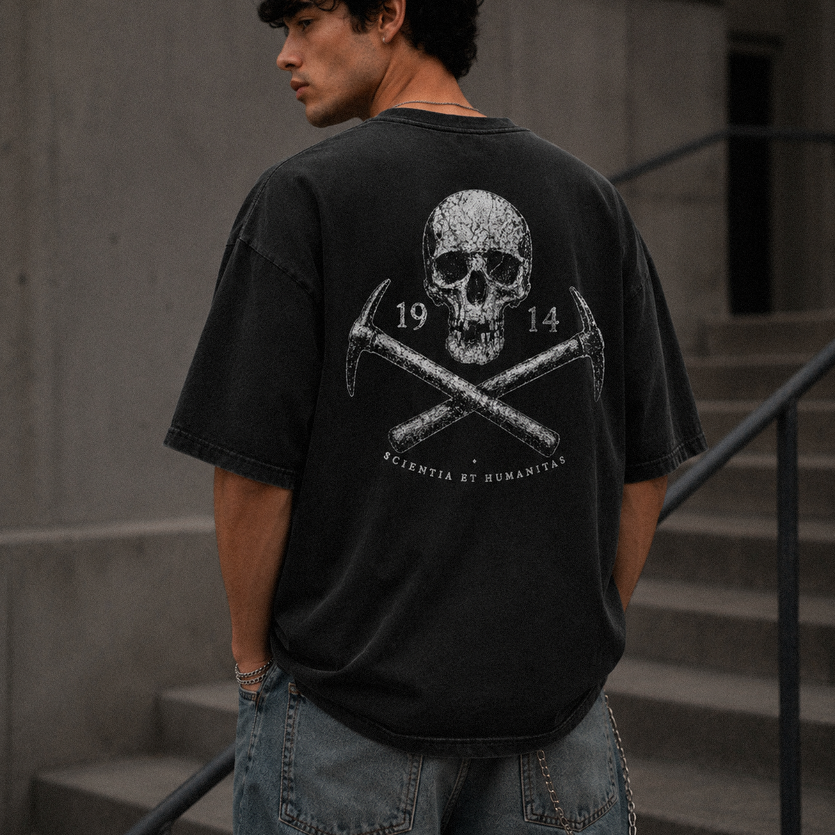 UTEP 1914 Skull & Pickaxes Heavyweight Tee